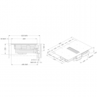 NOVY Easy Pro 1861, Integroitavat kodinkoneet , Keittotasot, Liesitaso tuuletinyhdistelmä